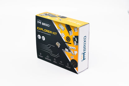 Brixo Explorer-KIT, Electricity conducting Building Blocks, Fully Compatible with All LegoBricks and Models. Meet BRIXO - A New World of Creativity and Innovation. Bring Your LegoBricks to Life.